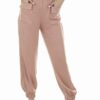 Tapered joggers in blush