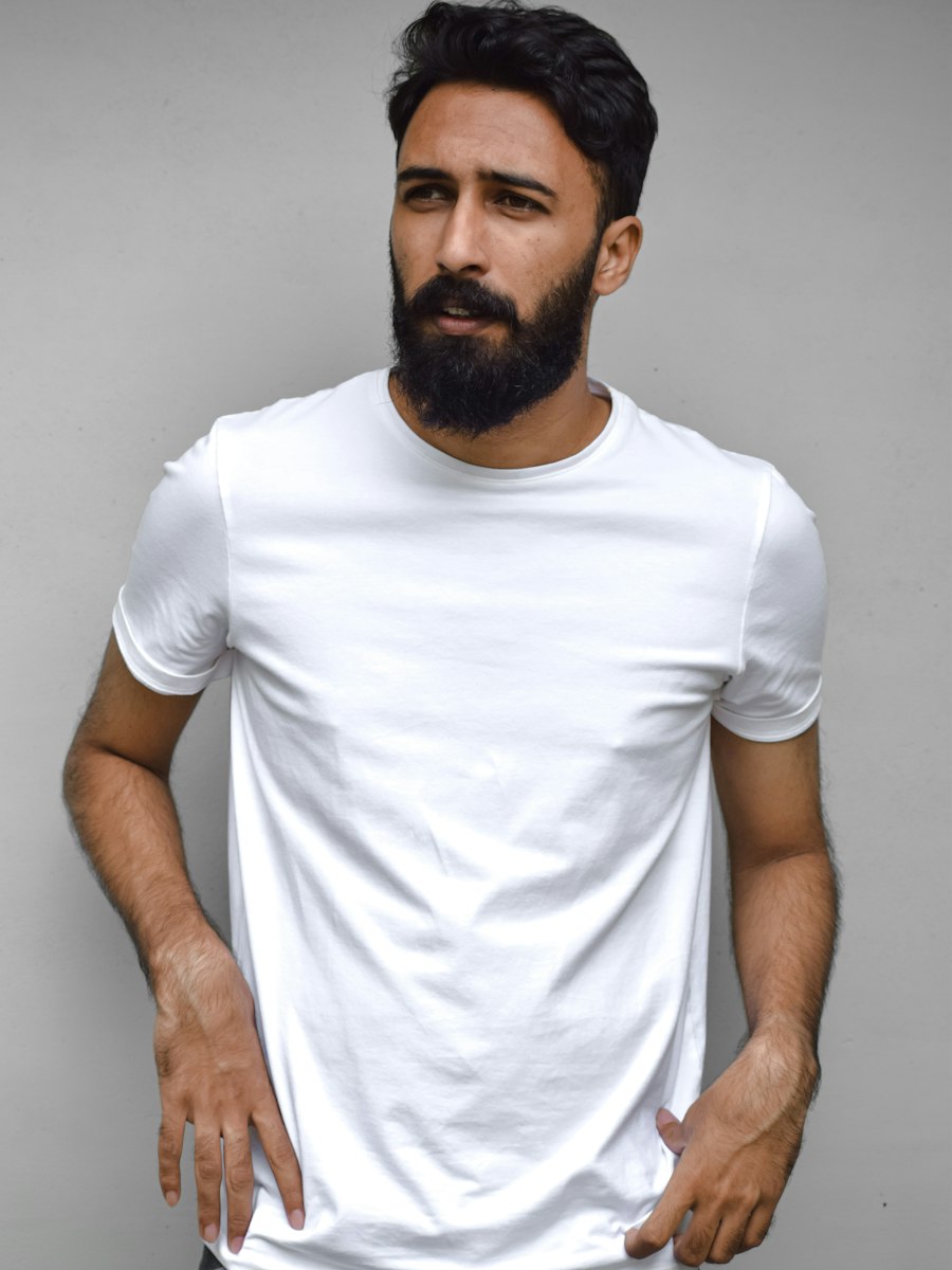 Heavyweight tee in white