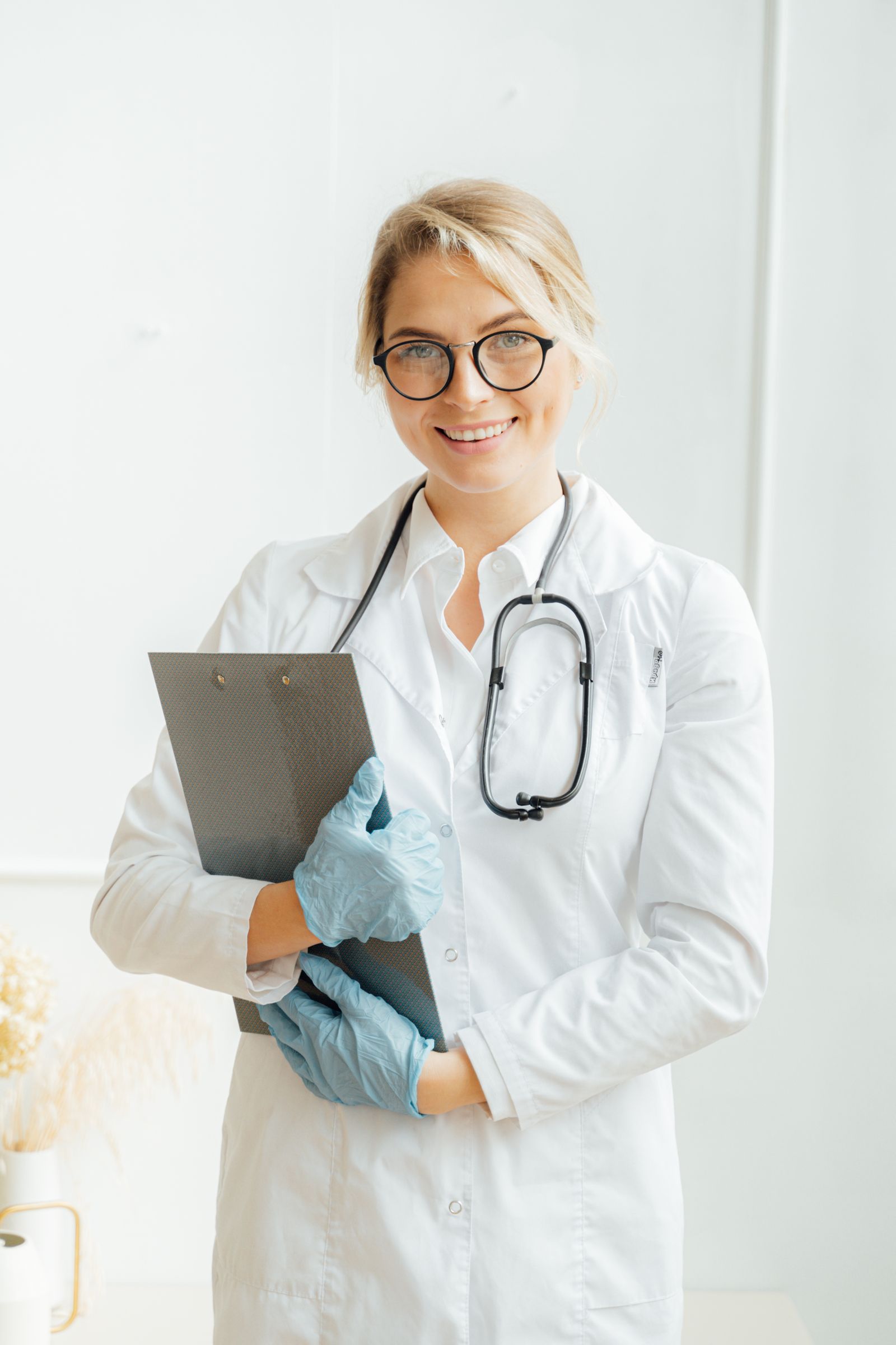 Stock portrait used for an example clinician profile