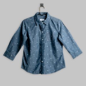 Chambray shirt in indigo