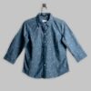 Chambray shirt in indigo