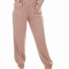 Tapered joggers in blush